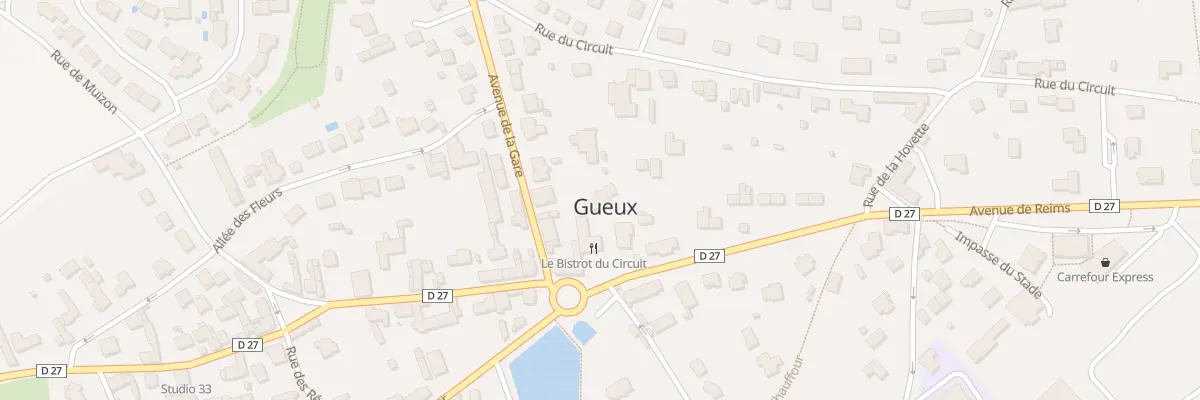 Plan du 1 Rle des Lacs à Gueux