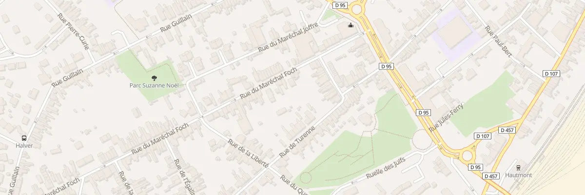 Plan du 25 Av Marechal Foch à Hautmont