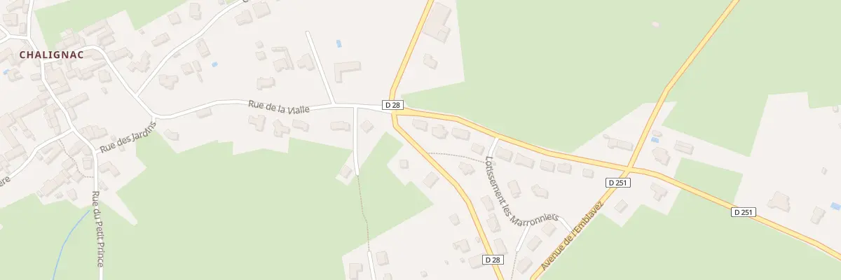 Plan du 1 Lot les Marronniers à Saint-Vincent