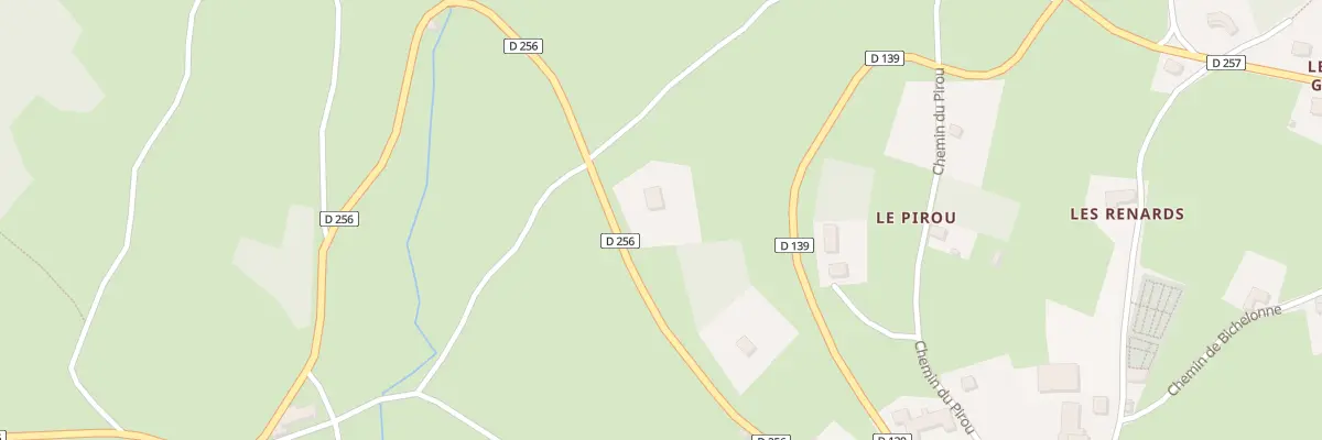 Plan du 5260 Le Pirou à Saillant