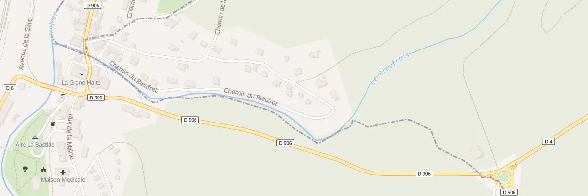 Plan du 5163 La Bastide à Saint-Laurent-les-Bains-Laval-d’Aurelle