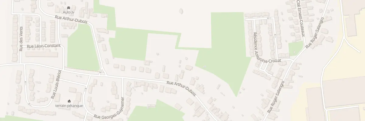 Plan du 34 Rue Arthur Dubois à Feignies