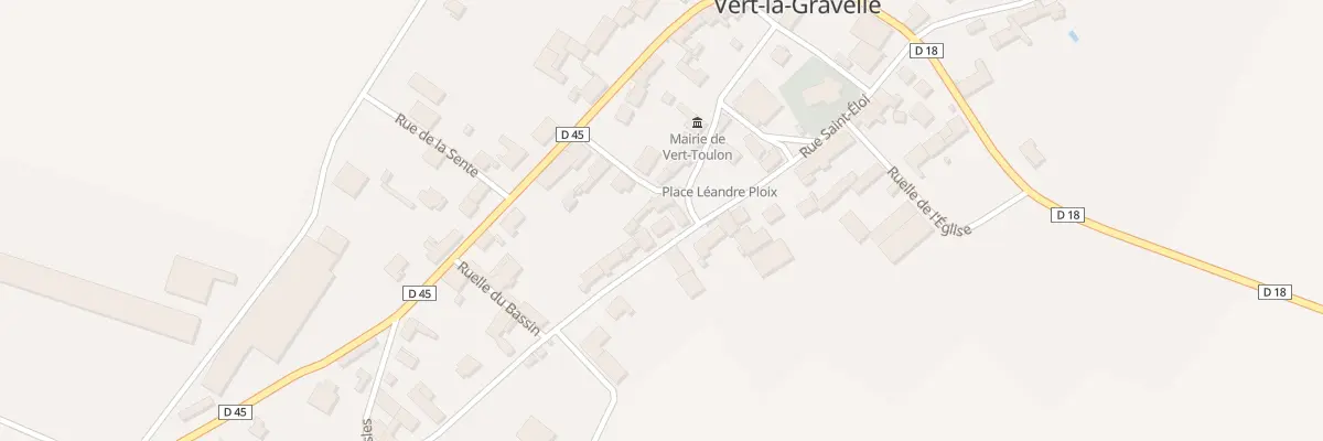 Plan du 20 Rue du Gue à Vert-Toulon