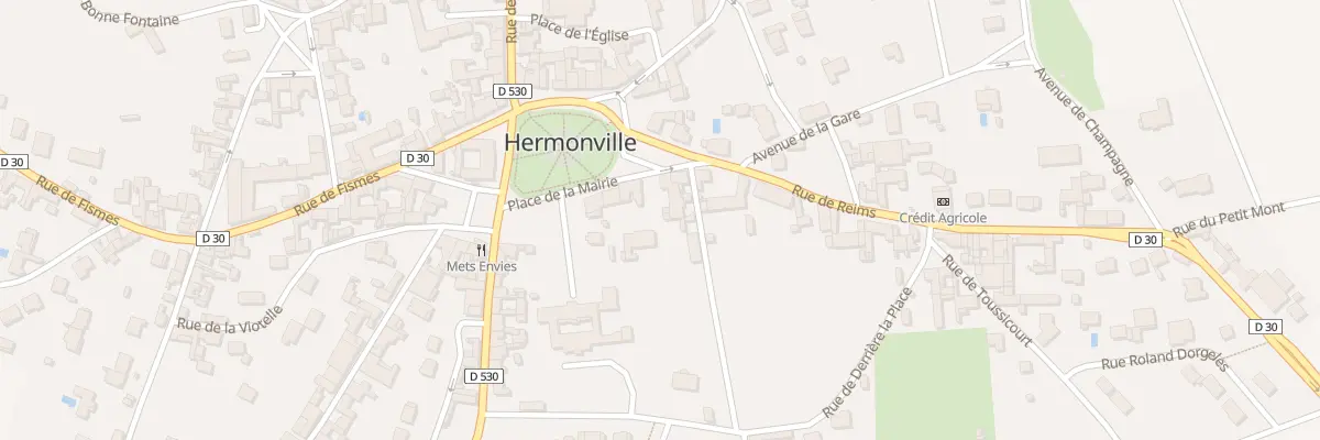 Plan du 10 Pl de la Mairie à Hermonville