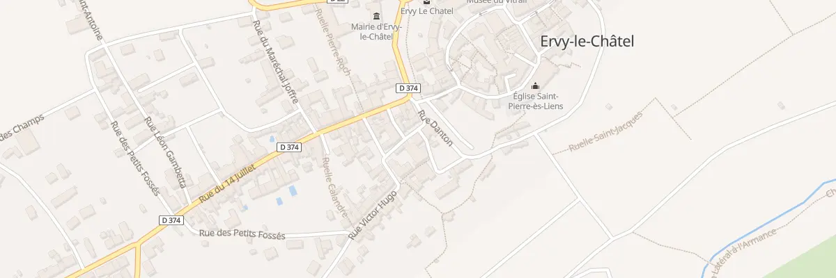 Plan du 2 Rue Sauvageot du Croisy à Ervy-le-Châtel