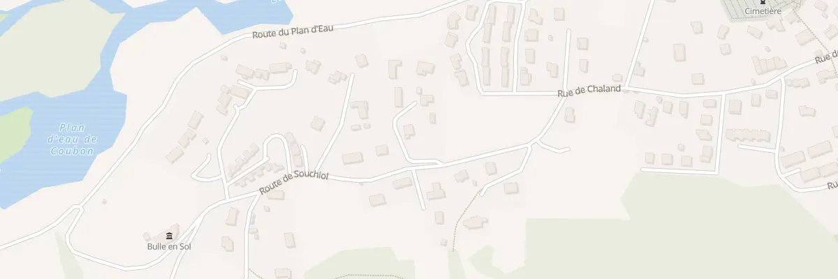 Plan du 2B Imp les Tourterelles à Coubon