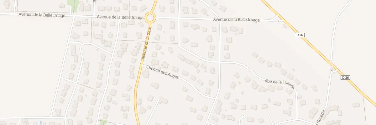 Plan du 23 Rue de la Tuilerie à Gueux