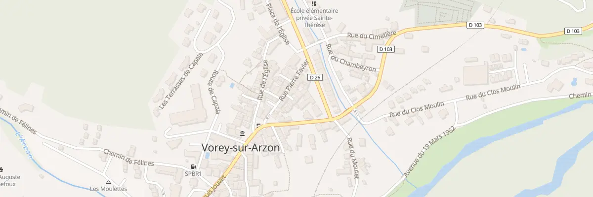 Plan du 7A Pl des Sabots à Vorey