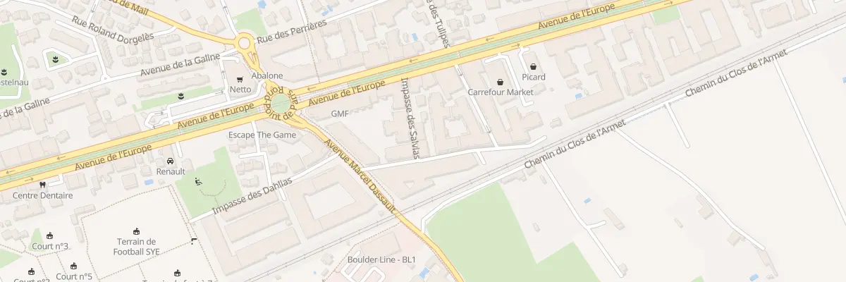 Plan du 1240 Av de l’Europe à Castelnau-le-Lez