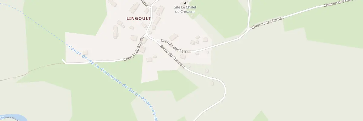 Plan du 5 Rte du Crescent (lingoult) à Saint-Germain-des-Champs