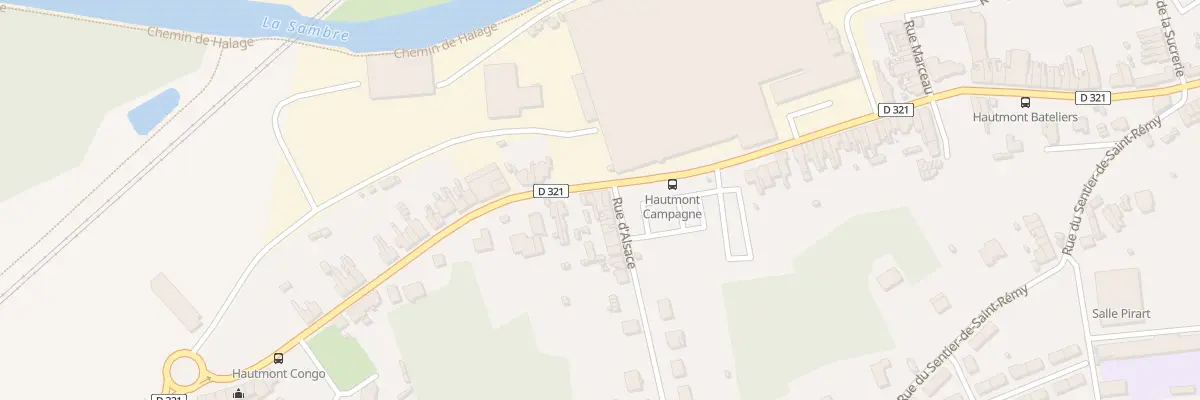 Plan du 31 Rue Jules Campagne à Hautmont