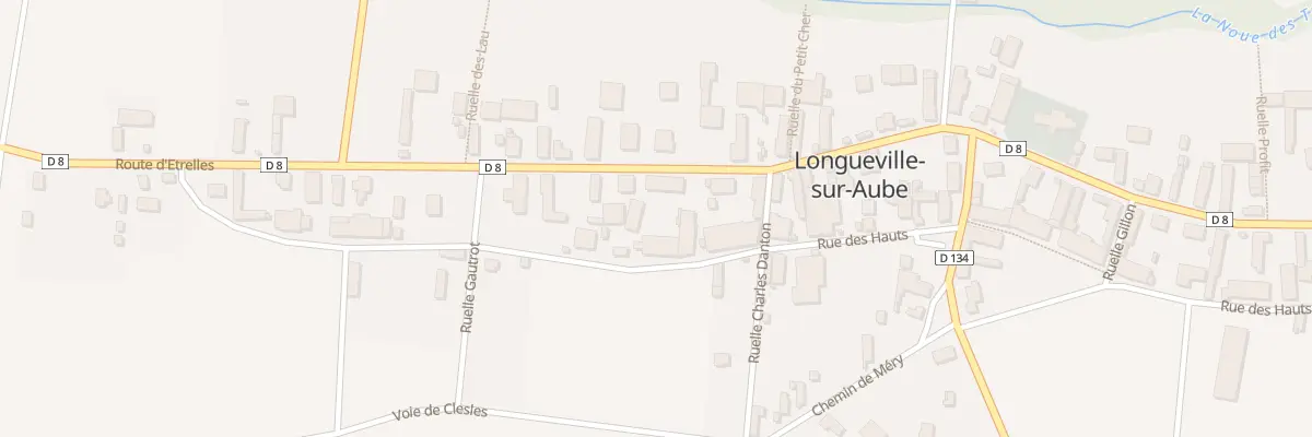 Plan du 11 Rte d’Etrelles à Longueville-sur-Aube