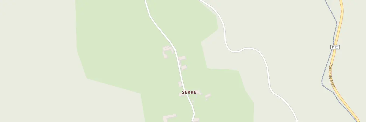 Plan du 4 Serre à Solore-en-Forez