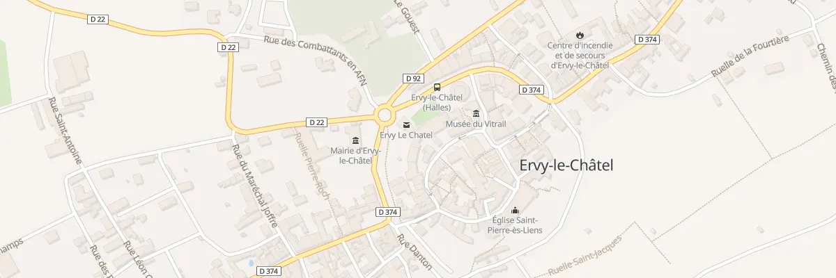 Plan du 15 Rue du 11 Novembre à Ervy-le-Châtel