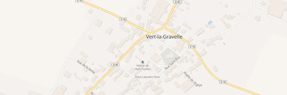 Plan du 34 Rue du General de Gaulle à Vert-Toulon
