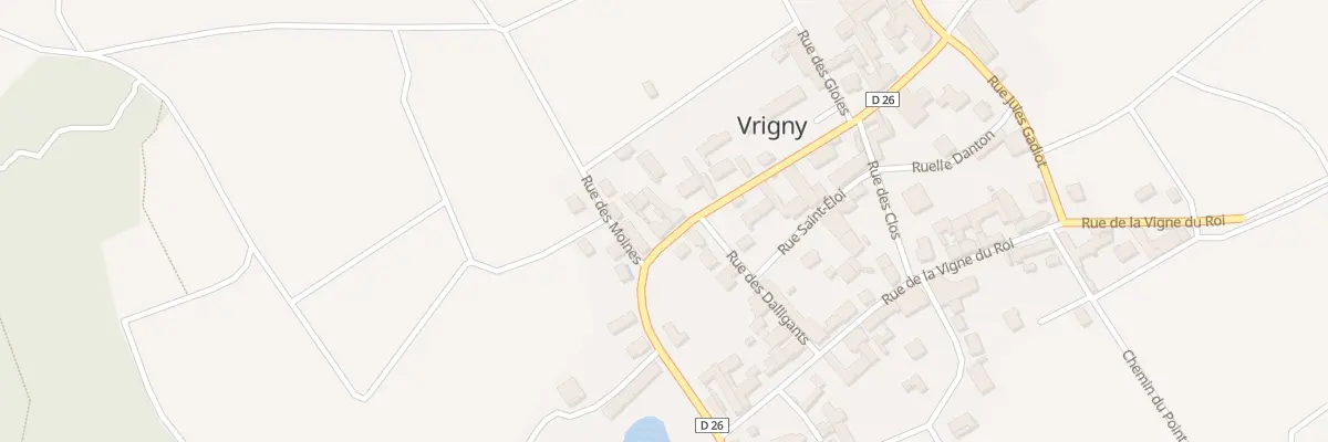 Plan du 50 Rue St Vincent à Vrigny