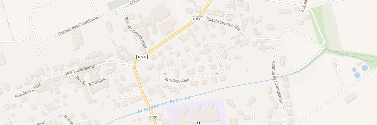 Plan du 2 Rue Nouvelle à Hermonville