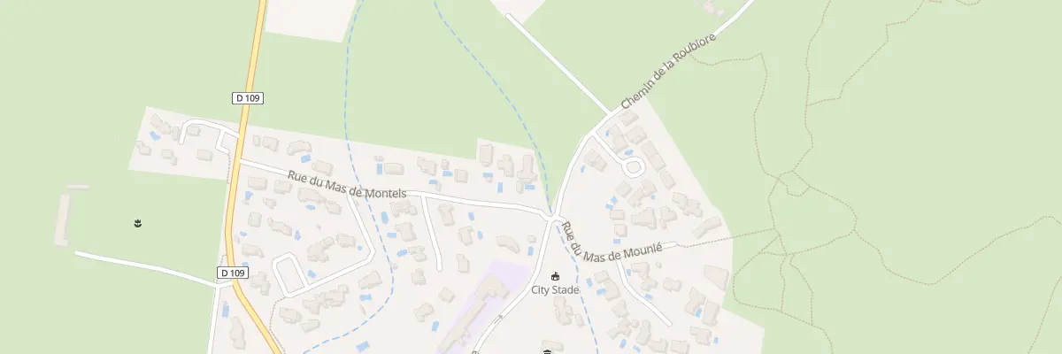 Plan du 281 Rue du Mas de Montels à Sainte-Croix-de-Quintillargues