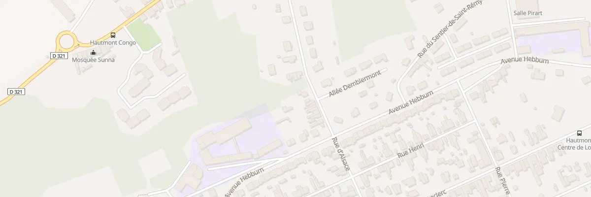 Plan du 43 Rue d’Alsace à Hautmont
