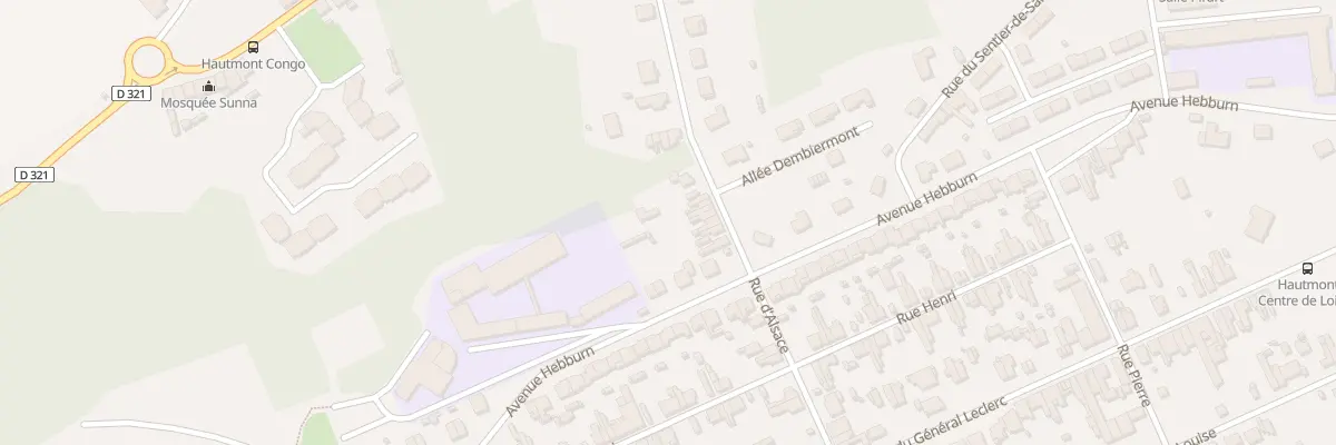 Plan du 49 Rue d’Alsace à Hautmont