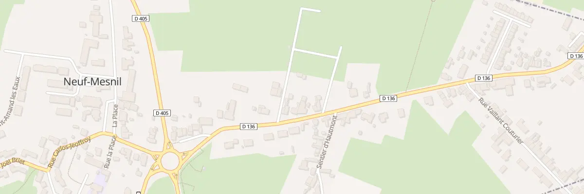 Plan du 33 Rue Honoré Lespilette à Neuf-Mesnil