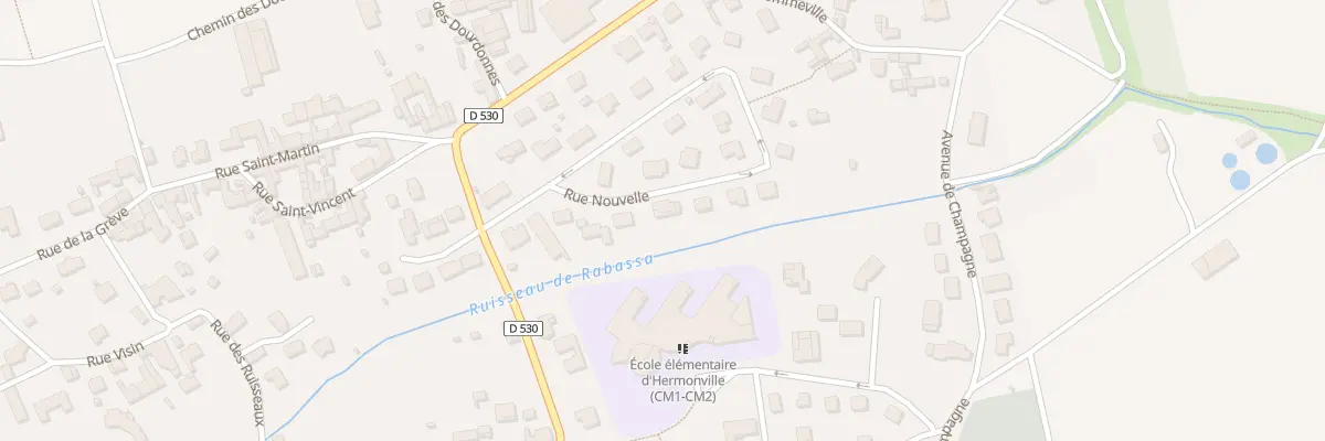 Plan du 27 Rue Nouvelle à Hermonville