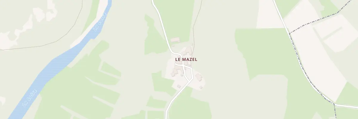 Plan du 1800 Che du Mazel au Brignon
