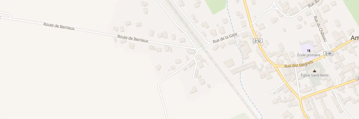 Plan du 4 Che de Faillot à Amifontaine