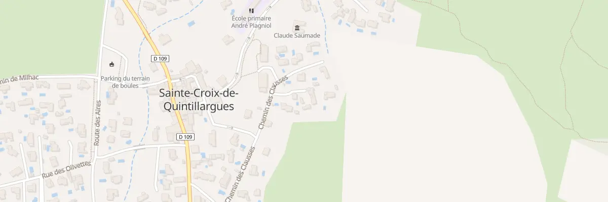 Plan du 214 Che des Clausses à Sainte-Croix-de-Quintillargues