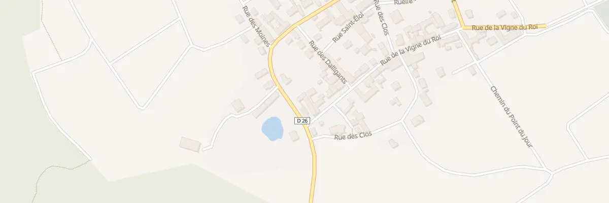 Plan du 22 Rue de la Vigne du Roy à Vrigny