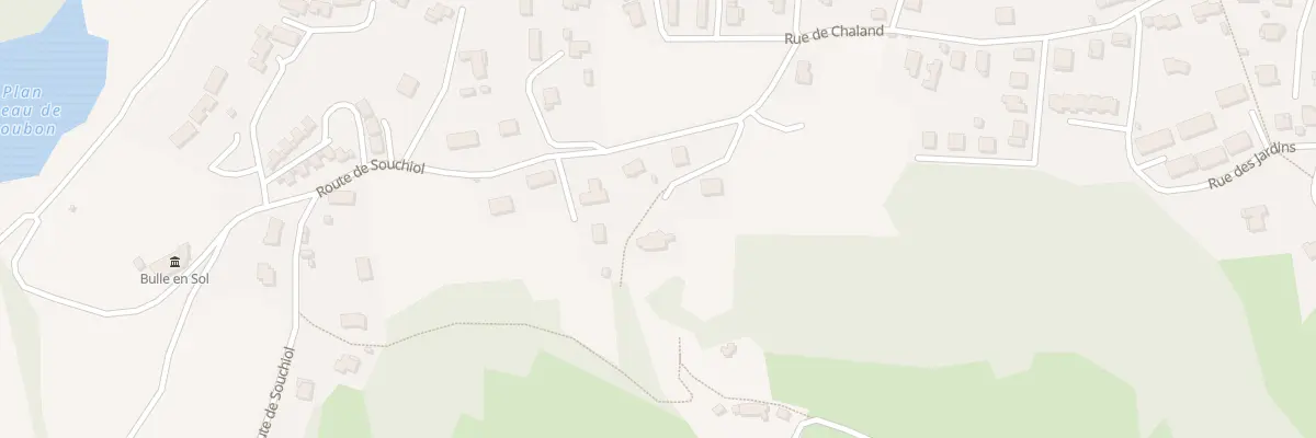 Plan du 5 Che Sous la Roche à Coubon