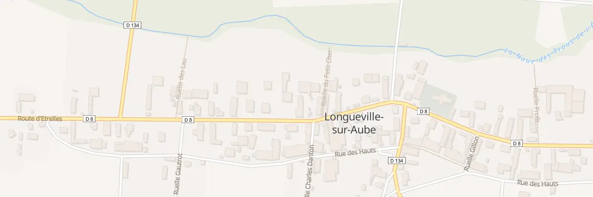 Plan du 12 Rte d’Etrelles à Longueville-sur-Aube