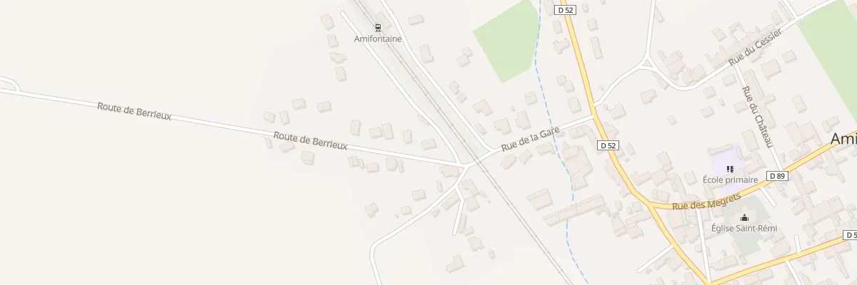 Plan du 148 Rte de Berrieux à Amifontaine