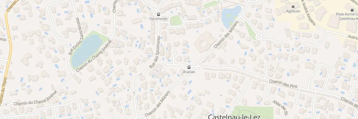 Plan du 4 Che des Acacias à Castelnau-le-Lez