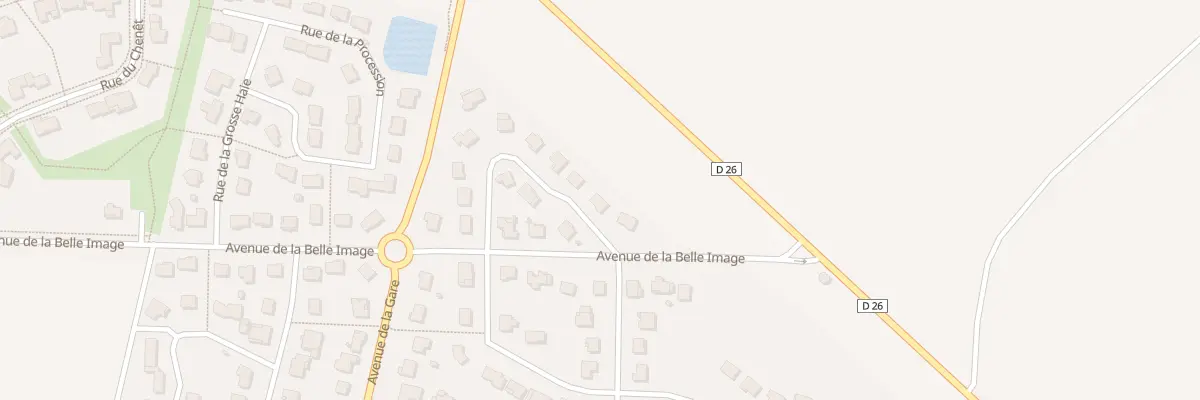 Plan du 20 Rue de la Saule Coquette à Gueux