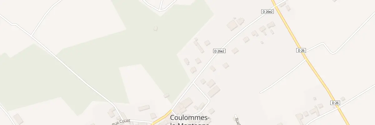 Plan du 2 Rue du Lavoir à Coulommes-la-Montagne