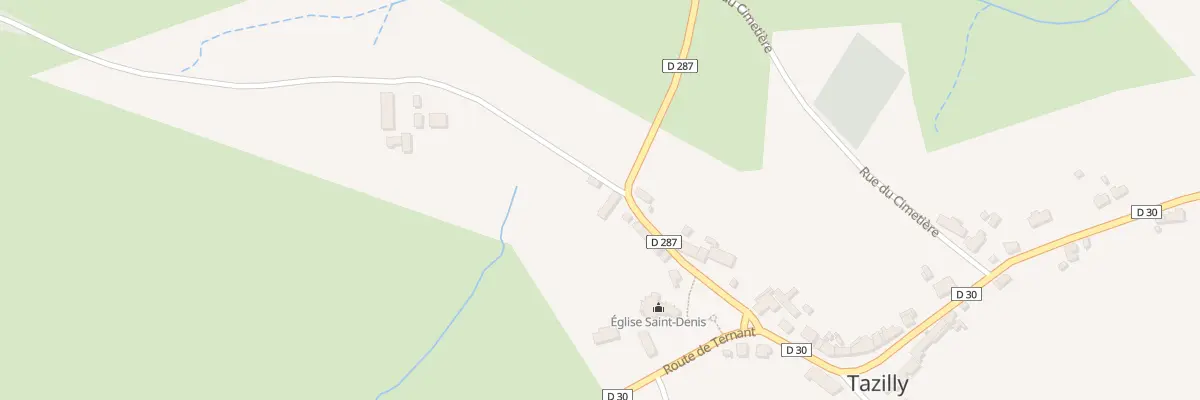 Plan du 38 Le Bourg à Tazilly
