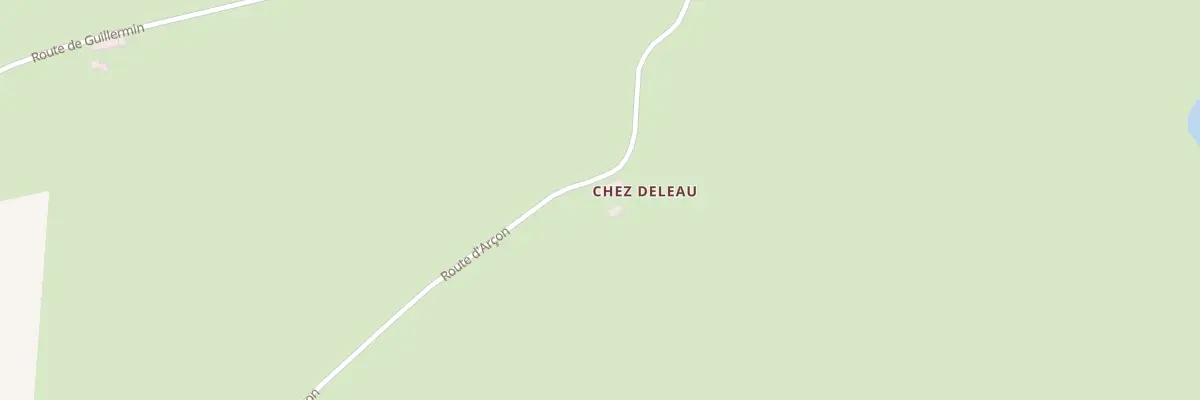 Plan du 3151 Rte d’Arçon à Vivans