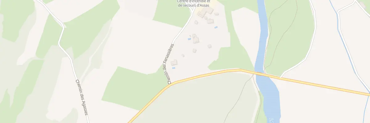 Plan du 63 Che des Fenassieres à Assas