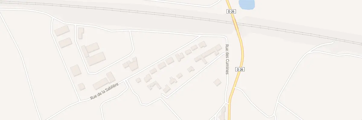 Plan du 9 Rue de la Sablière à Vrigny