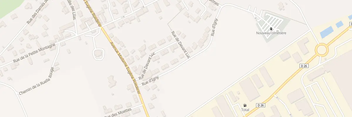 Plan du 13 Rue d’Igny à Gueux