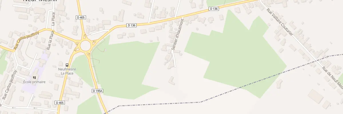 Plan du 14 Sen d’Hautmont à Neuf-Mesnil