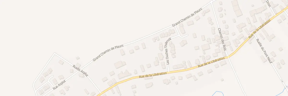 Plan du 49 Rue Grand Chemin de Pleurs à Connantre