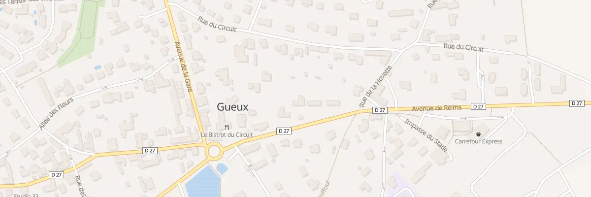 Plan du 11 Av de Reims à Gueux