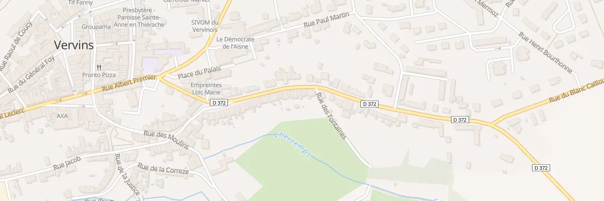 Plan du 72 Rue du Général Deville à Vervins