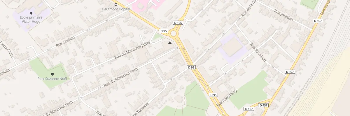 Plan du 53 Av Gambetta à Hautmont