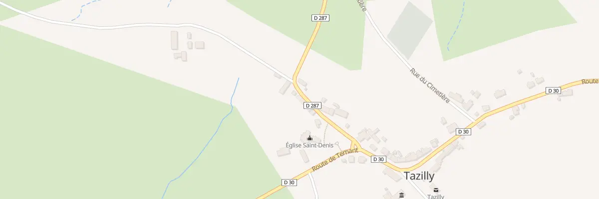 Plan du 115 Rte de Fléty à Tazilly