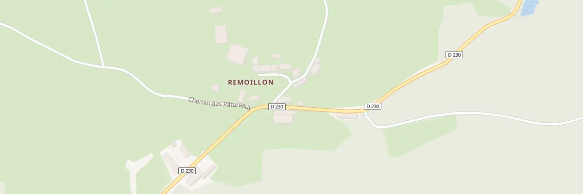 Plan du 3 Remoillon à Châtin