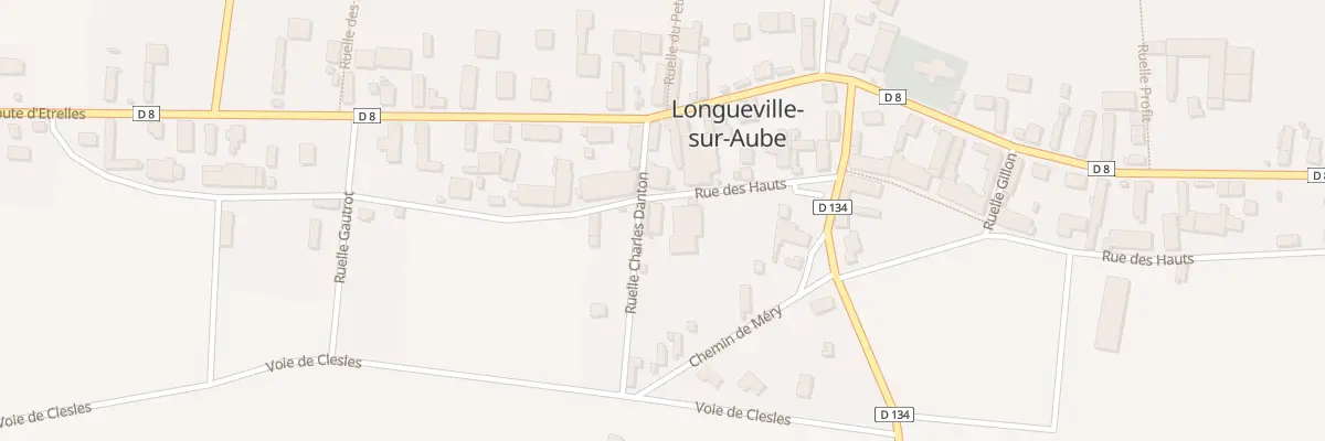 Plan du 8 Le Village à Longueville-sur-Aube