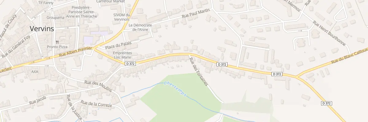 Plan du 76 Rue du Général Deville à Vervins